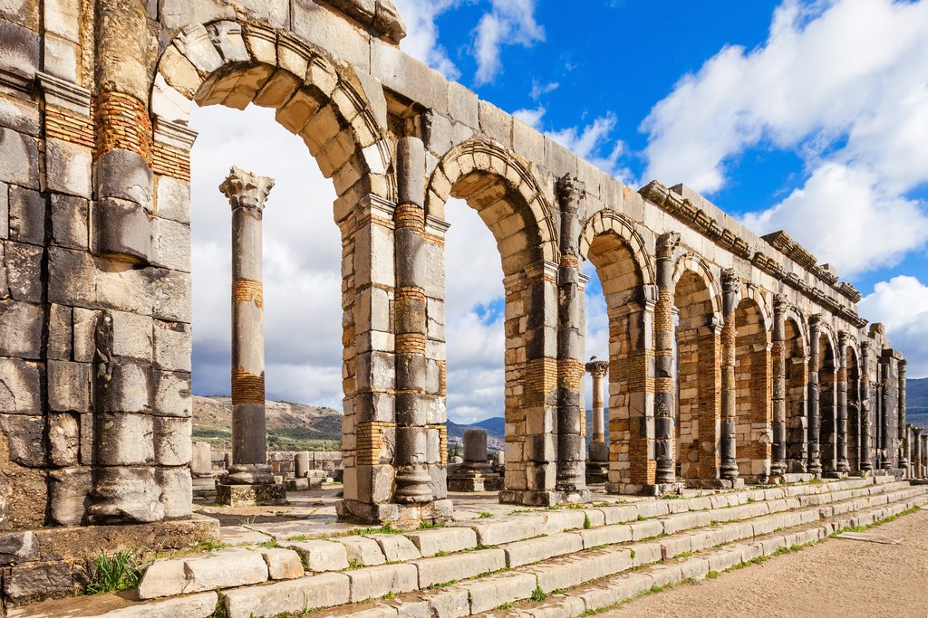 Ancient Roman ruins of Volubilis